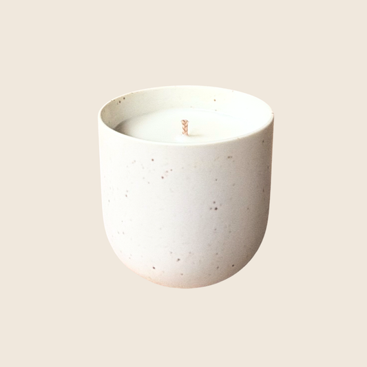 Coffee Cup Candle - LINEN