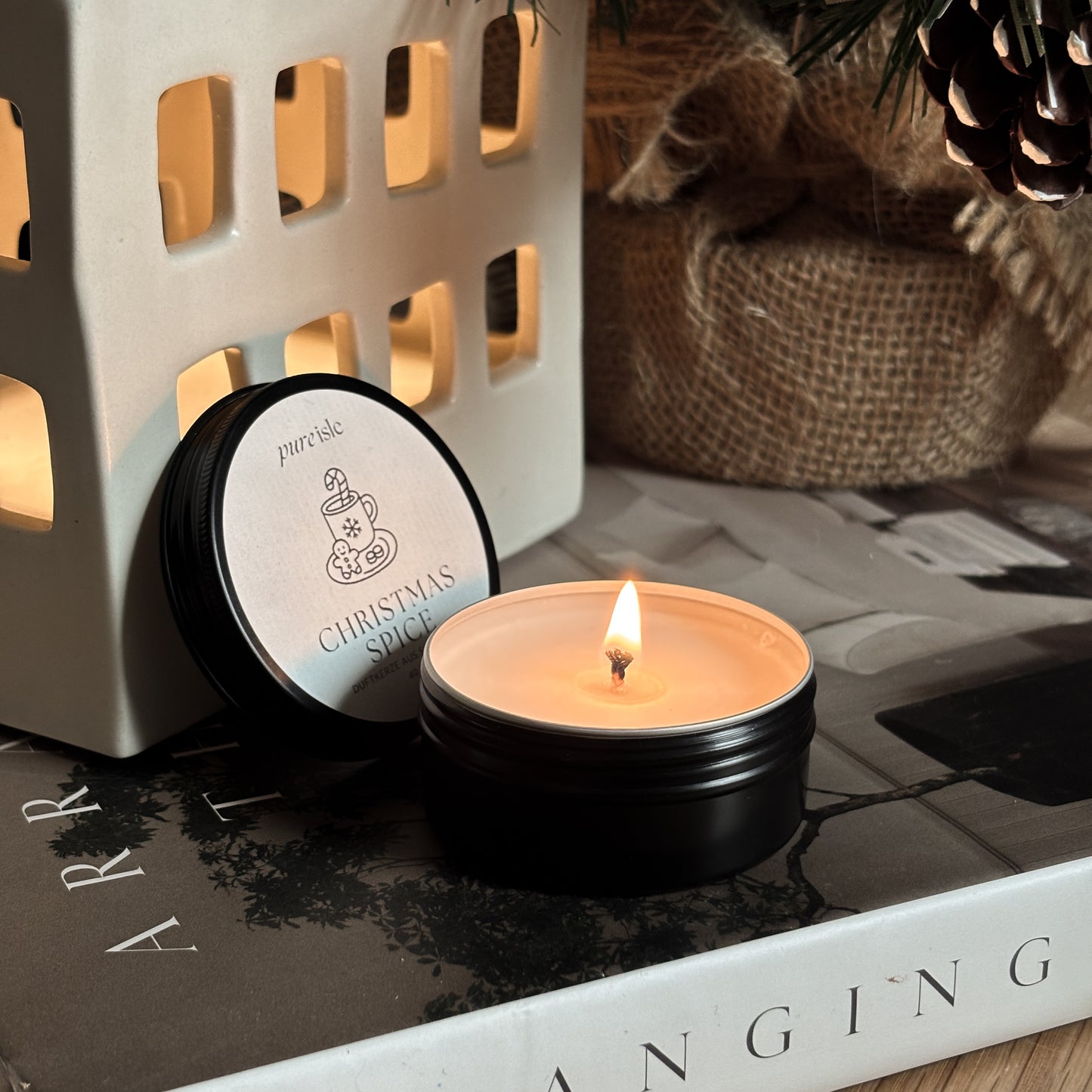 Christmas Spice - Mini Duftkerze in stylischer Metalldose